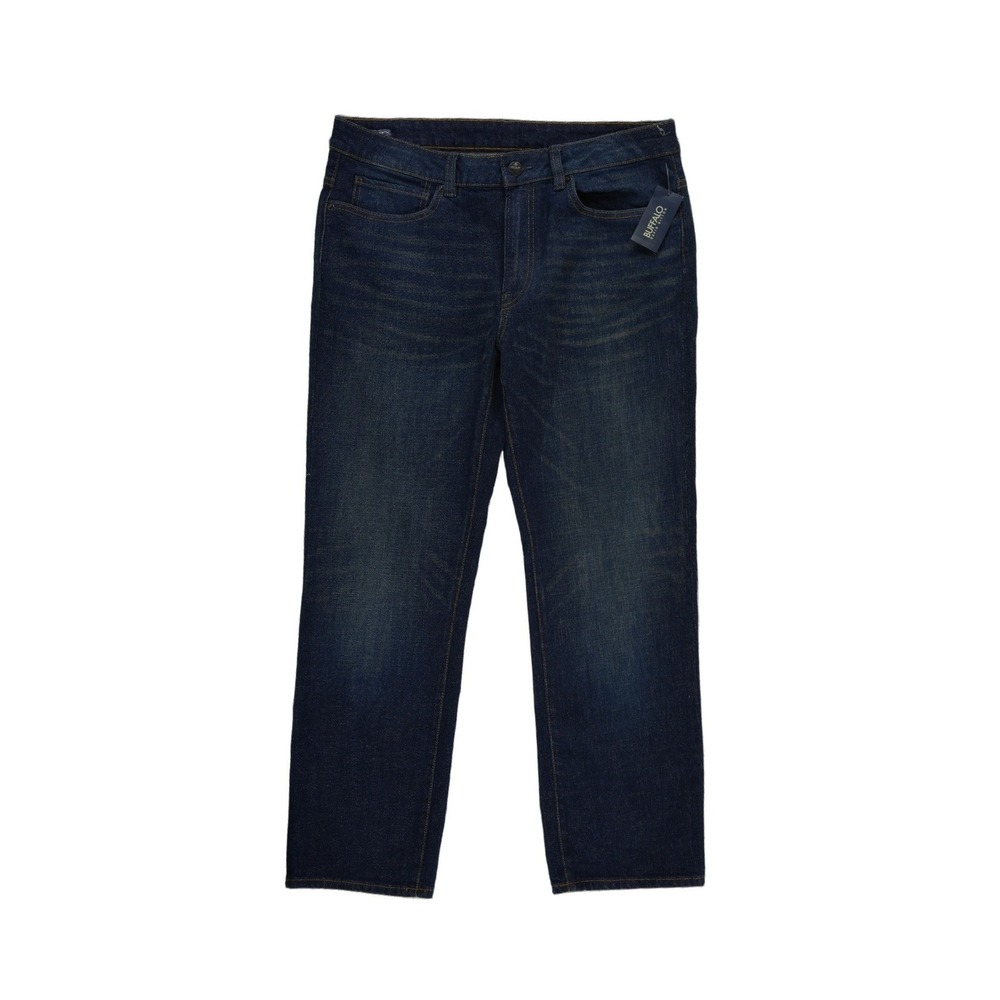 NEW Buffalo Driven Jeans Men's Size 34x30 Dark Blue Relaxed Straight Stretch